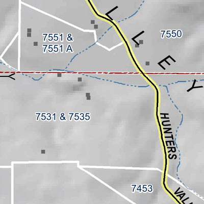 Mariposa County Mariposa Road Atlas Grid Page #078 digital map