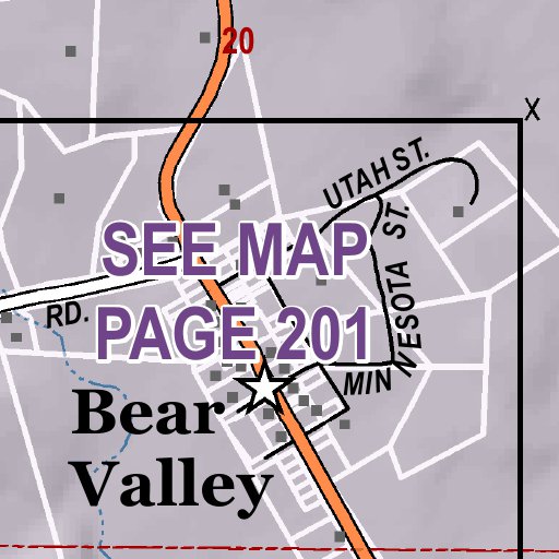 Mariposa Road Atlas Grid Page #079 Map by Mariposa County | Avenza Maps