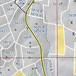 Mariposa County Mariposa Road Atlas Grid Page #081 digital map