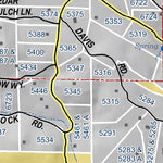 Mariposa County Mariposa Road Atlas Grid Page #082 digital map