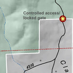 Mariposa County Mariposa Road Atlas Grid Page #084 digital map