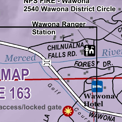 Mariposa Road Atlas Grid Page 088 Map by Mariposa County Avenza Maps