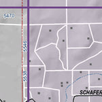 Mariposa County Mariposa Road Atlas Grid Page #098 digital map