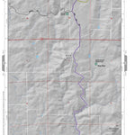 Mariposa County Mariposa Road Atlas Grid Page #126 digital map