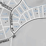 Mariposa County Mariposa Road Atlas Grid Page #185 digital map