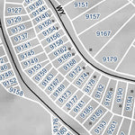 Mariposa County Mariposa Road Atlas Grid Page #190 digital map