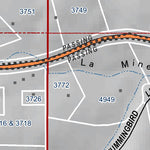 Mariposa County Mariposa Road Atlas Grid Page #205 digital map