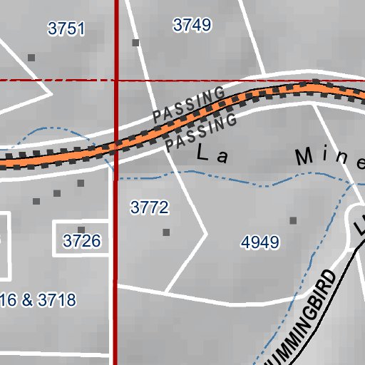 Mariposa Road Atlas Grid Page 205 Map by Mariposa County Avenza Maps