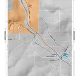 Mariposa County Mariposa Road Atlas Grid Page #231 digital map