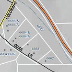 Mariposa County Mariposa Road Atlas Grid Page #231 digital map