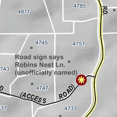 Mariposa County Mariposa Road Atlas Grid Page #252 digital map