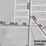 Mariposa County Mariposa Road Atlas Grid Page #258 digital map