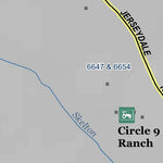 Mariposa County Mariposa Road Atlas Grid Page #260 digital map