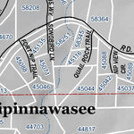 Mariposa County Mariposa Road Atlas Grid Page #268 digital map