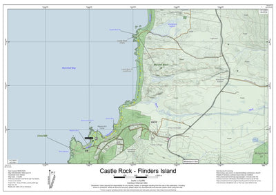 Martin Norris Castle Rock - Flinders Island digital map