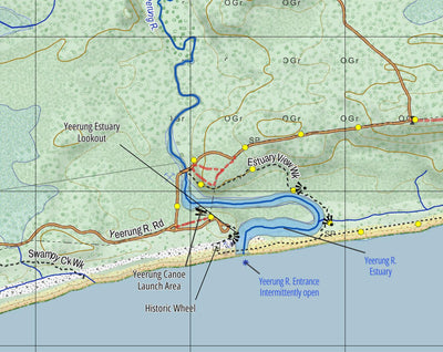 Martin Norris Dock Inlet - Cape Conran Victoria digital map