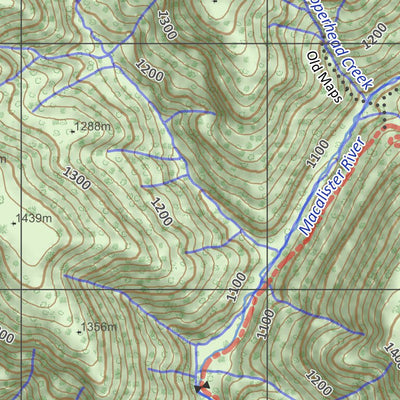 Martin Norris Fed Walks 2021 Walk07 Mt Howitt digital map