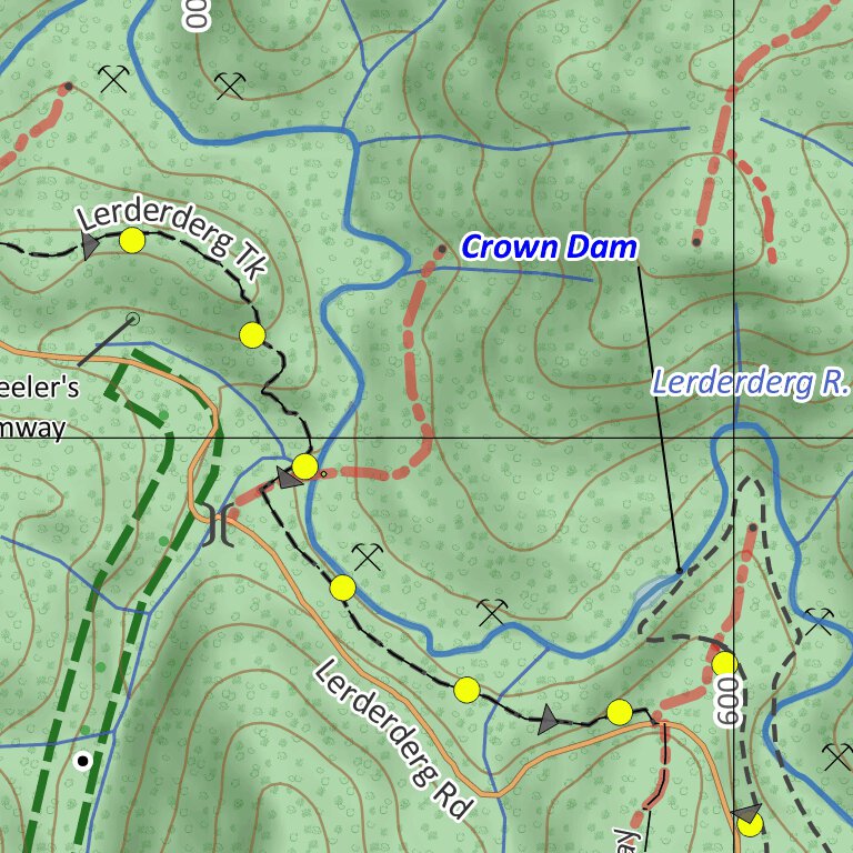 Fedwalks 2023 Walk 17 Green Gully Circuit Map By Martin Norris Avenza Maps 