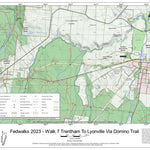 Martin Norris FedWalks 2023 Walk 7 Trentham to Lyonville via Domino Trail digital map