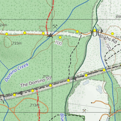 Martin Norris FedWalks 2023 Walk 7 Trentham to Lyonville via Domino Trail digital map