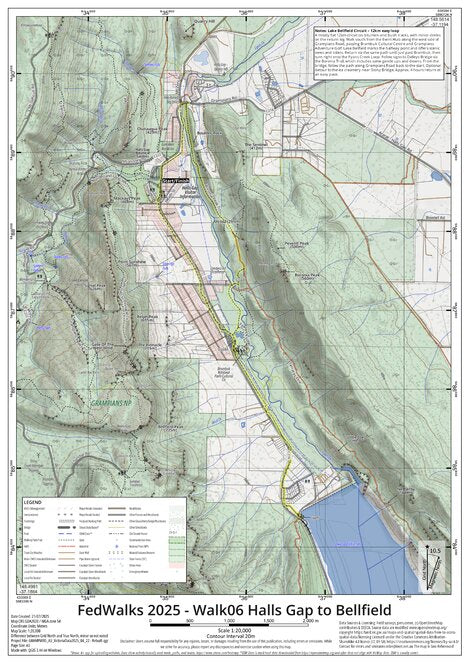 Fedwalks 2025 - Walk06 Lake Bellfield Circuit Preview 1
