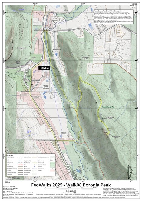Fedwalks 2025 - Walk08 Boronia Peak Circuit Preview 1