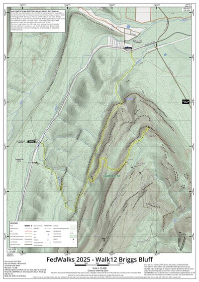 Fedwalks 2025 - Walk12 Briggs Bluff Preview 1