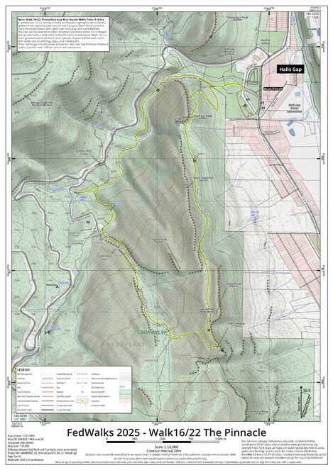 Fedwalks 2025 - Walk16 & Walk 22 Pinnacles Loop Preview 1