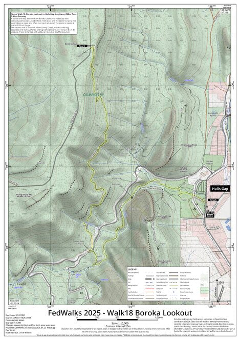 Fedwalks 2025 - Walk18 Boroka Lookout to Halls Gap Preview 1