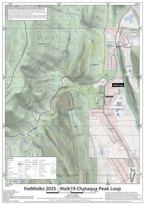 Fedwalks 2025 - Walk19 Chatauqua Peak Circuit Preview 1