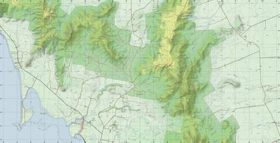 Martin Norris LEVENTHORPE-5856 Tasmania Topographic Map 1:25000 digital map