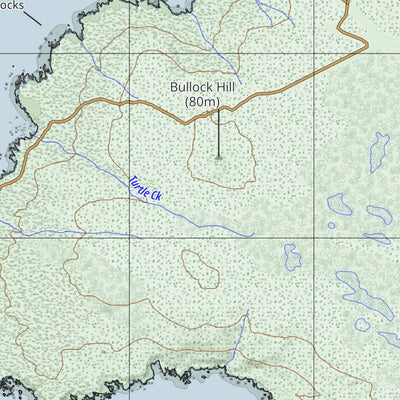 Martin Norris PRESERVATION-5851 Tasmania Topographic Map 1:25000 digital map