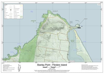 Martin Norris Stanley Point - Flinders Island digital map