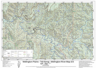 Wellington Plains Tali Karng Thru Walk Map 3/3 Preview 1
