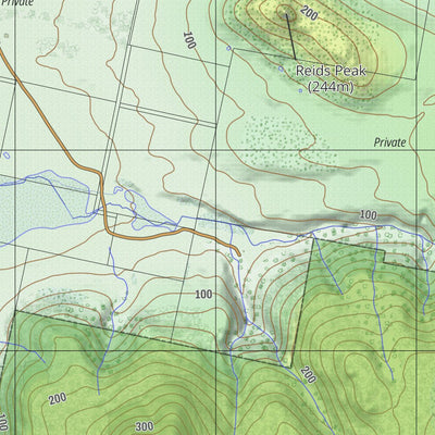 Martin Norris WHITEMARK-5755 Tasmania Topographic Map 1:25000 digital map