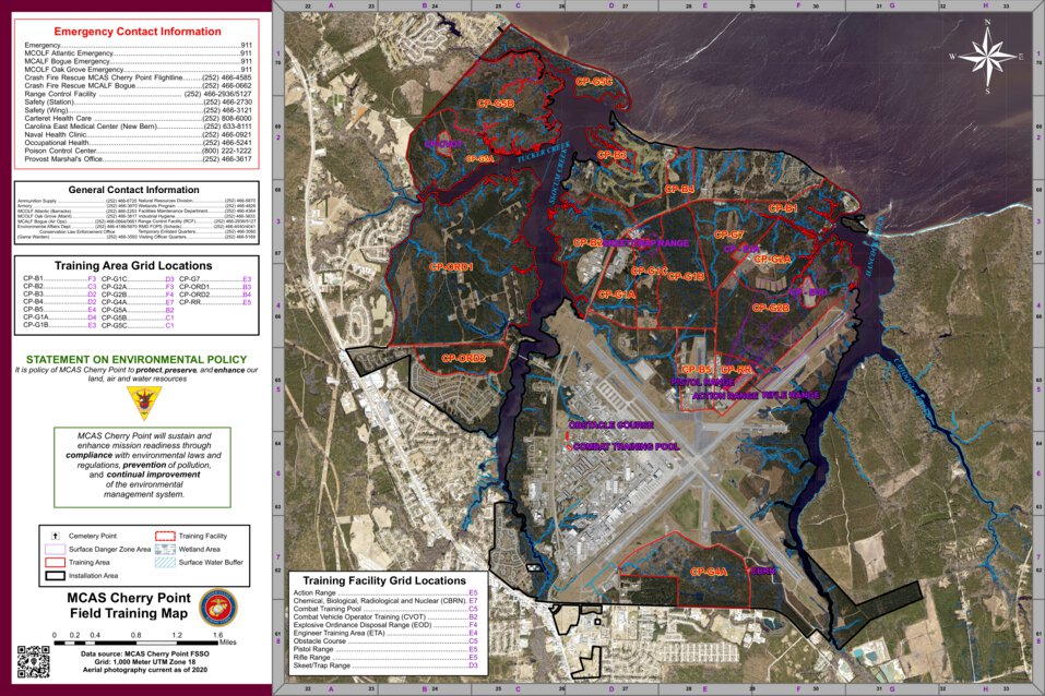 MCAS Cherry Point Map by MCAS Cherry Point | Avenza Maps