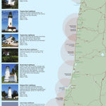 Medeiros Cartography - mapbliss.com Oregon Lighthouses digital map