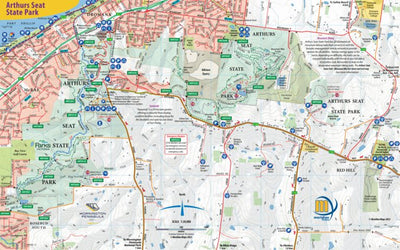 Meridian Maps Arthurs Seat digital map