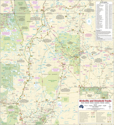 Meridian Maps Birdsville & Strzelecki Tracks digital map