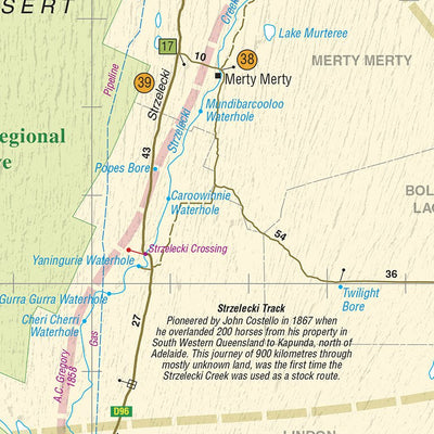 Meridian Maps Birdsville & Strzelecki Tracks digital map