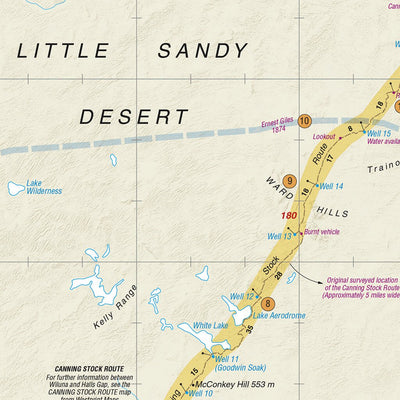 Meridian Maps Canning Stock Route digital map