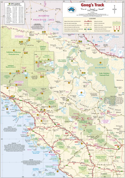Googs Track 3rd Edition Map by Meridian Maps | Avenza Maps