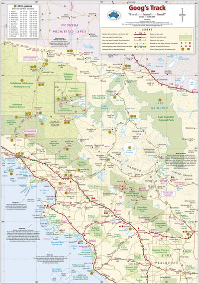 Meridian Maps Googs Track 3rd Edition digital map