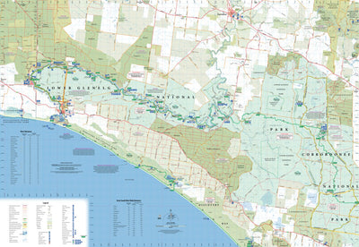 Meridian Maps Great South West Walk Map Nelson-Lower Glenelg NP 4th Edition digital map