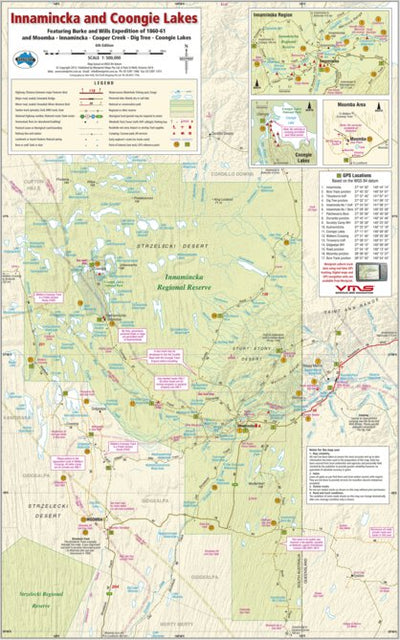 Meridian Maps Innamincka & Coongie Lakes digital map
