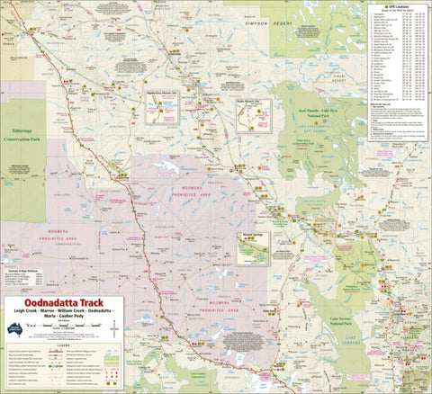 Meridian Maps Oodnadatta Track digital map