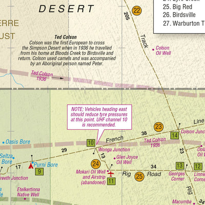 Meridian Maps Simpson Desert digital map