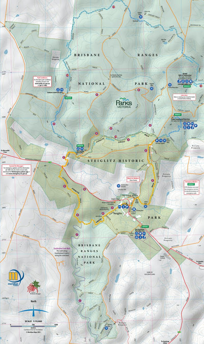 Meridian Maps Steiglitz Historic Park digital map