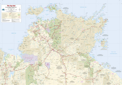 Meridian Maps The Top End, Australia digital map