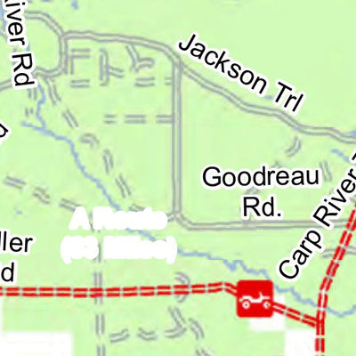 MI DNR A Route East digital map